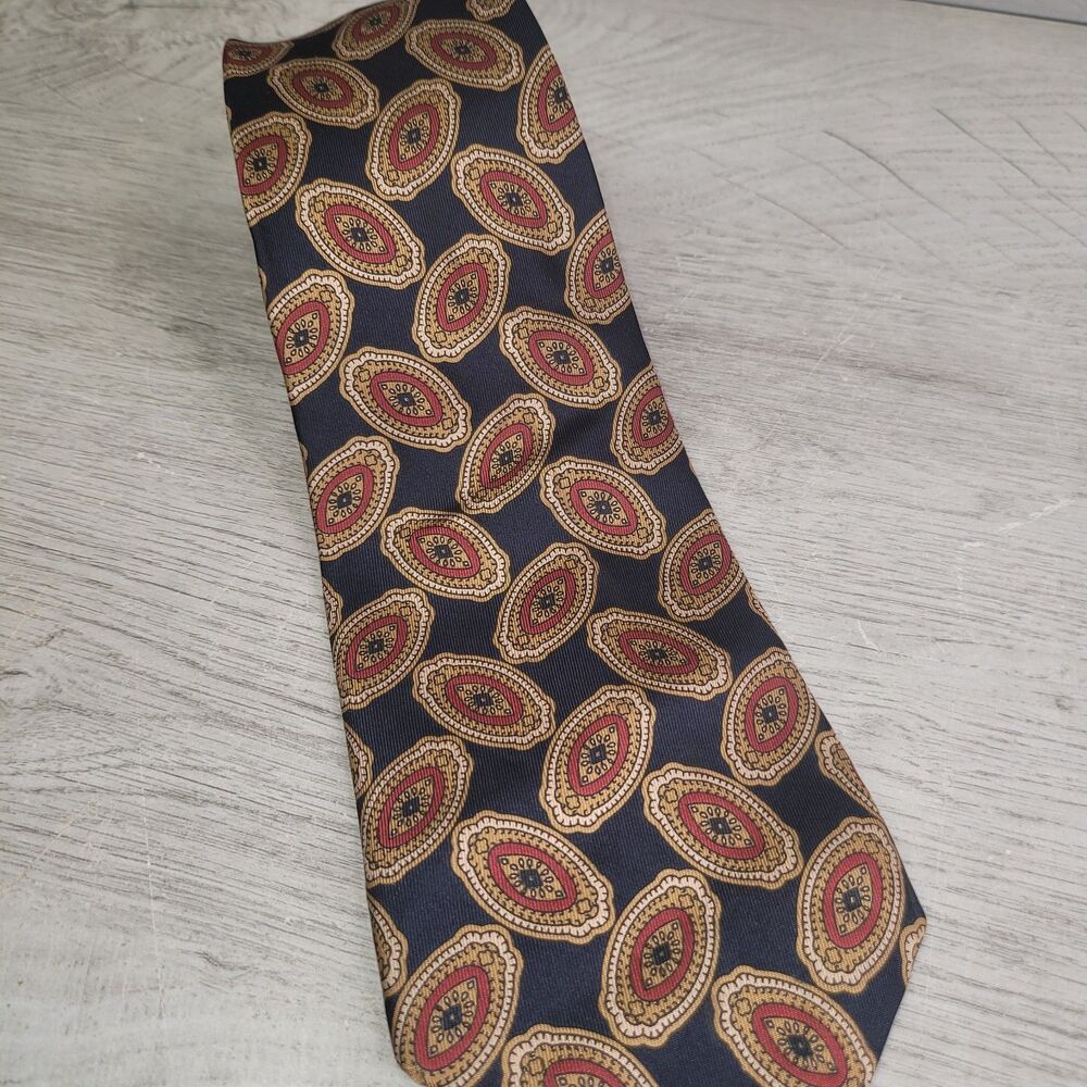 Meeting Street Mens Necktie Tie Silk Made In USA